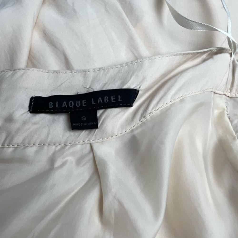 BLAQUE LABEL Revolve Cream Skirt High Low Size Small - Picture 10 of 12